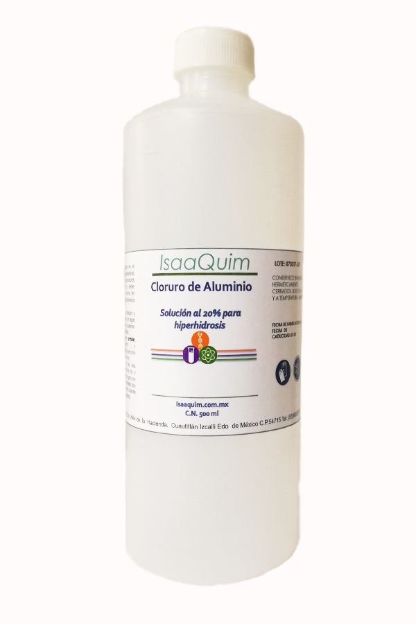 Cloruro de Aluminio 500ml al 20 Quimicos y Reactivos IsaaQuim
