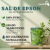 Dúo Sulfato de Magnesio Alimenticio 1 kg | Sal de Epsom en Polvo | Suplemento de Uso Diario | IsaaQuim - Image 5