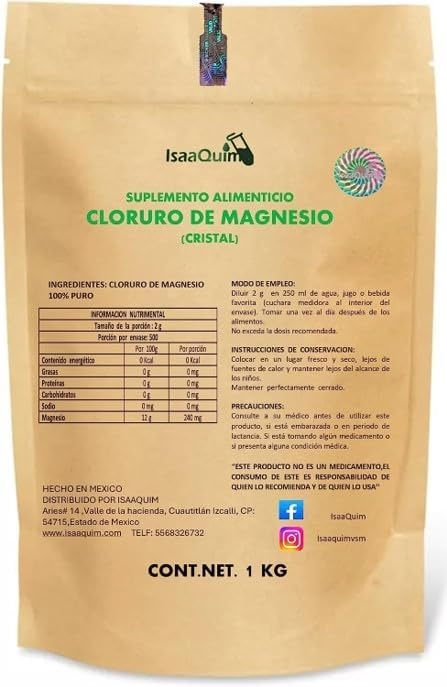 CLORURO DE MAGNESIO 1000 ML ECUAFARMA - Comercializadora Jalea Real