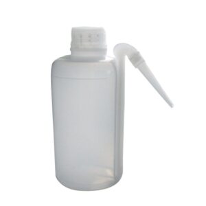 PISETA DE PLÁSTICO BOCA ANCHA TAPA ANCHA (500 ML)