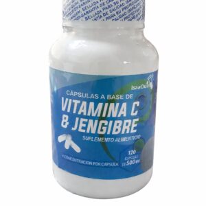 2X1 JENGIBRE Y VITAMINA C (120 CÁPSULAS DE 500 MG)