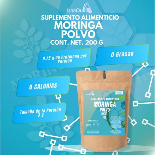 2X1 MORINGA PURA 200 G (POLVO) - Image 2