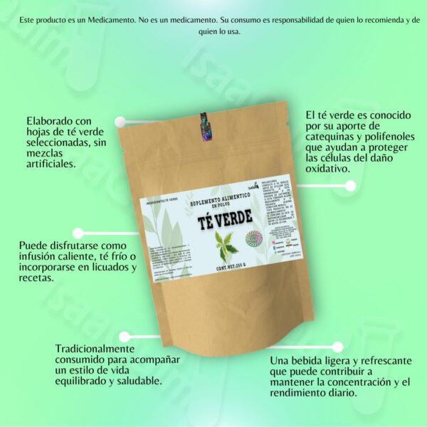 2X1 TE VERDE EN POLVO 200 G - Image 4