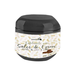 EXFOLIANTE A BASE DE GRANOS DE CAFE, ACEITE DE COCO Y VITAMINAS A, B, C Y E (150 G)