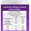 CÁPSULAS DE MORINGA, ZINC Y SELENIO (200 CÁPSULAS DE 500 MG) - Image 2
