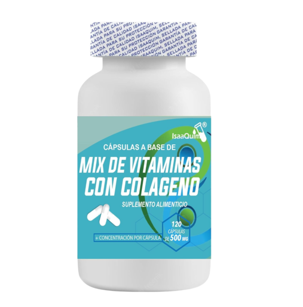 2X1 MIX DE VITAMINAS CON COLÁGENO (120 CÁPSULAS 500 MG)