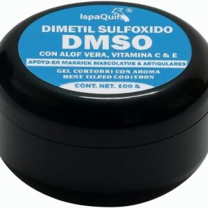 GEL CON DMSO 99% CON ALOE VERA, VITAMINAS C y E AROMA EUCALIPTO CON LIMÓN (100 G)