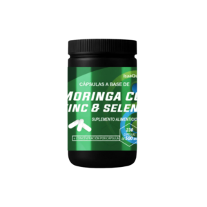 2X1 CÁPSULAS DE MORINGA, ZINC Y SELENIO (230 CÁPSULAS DE 500 MG)