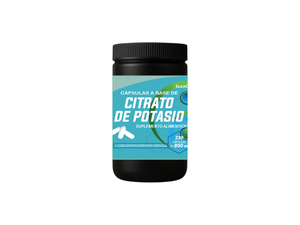 CÁPSULAS DE CITRATO DE POTASIO (230 CÁPSULAS DE 800 MG)