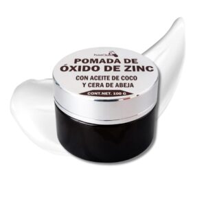 PÓMADA DE ÓXIDO DE ZINC CON ACEITE DE COCO Y CERA DE ABEJA (100 G)