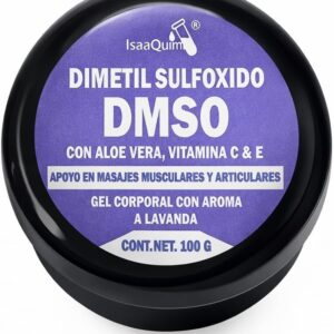 GEL CON DMSO 99% CON ALOE VERA, VITAMINAS C y E AROMA LAVANDA (100 G)