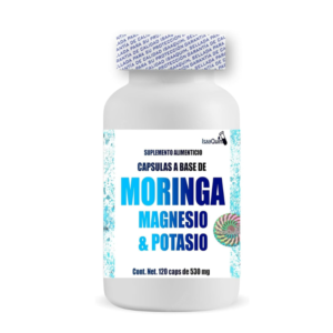 2X1 CÁPSULAS DE MORINGA CON MAGNESIO Y POTASIO (120 CÁPSULAS DE 530 MG)
