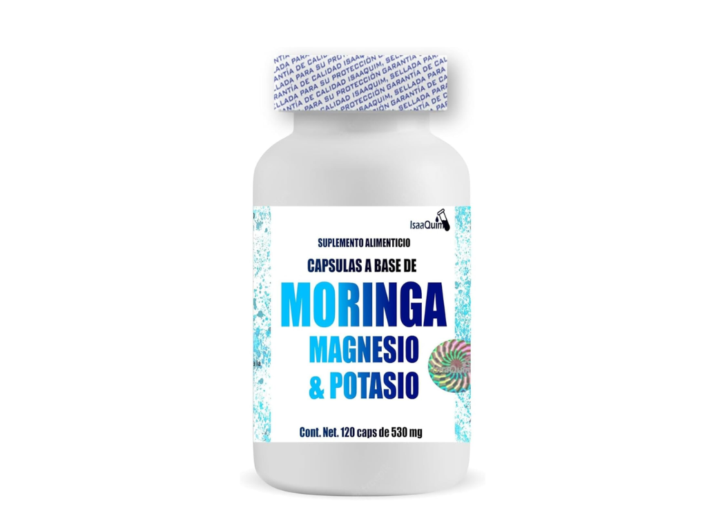 2X1 CÁPSULAS DE MORINGA CON MAGNESIO Y POTASIO (120 CÁPSULAS DE 530 MG)