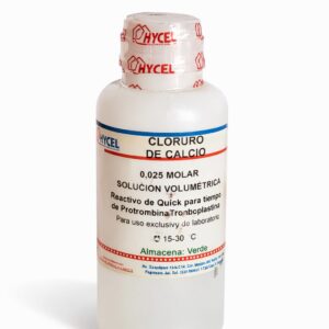 CLORURO DE CALCIO SOLUCIÓN VOLUMÉTRICA 0.025 M (125 ML)