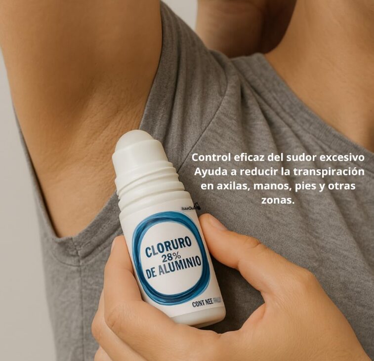 Pack 2 Cloruro de Aluminio 20% – Desodorante Roll-On Antitranspirante para Hiperhidrosis | Uso Nocturno | 60 ml c/u - Image 3