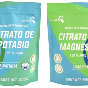 DÚO CITRATO DE MAGNESIO 500 G + CITRATO DE POTASIO 500 G (copia)