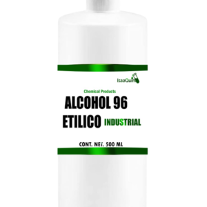 Alcohol Etílico 96° IsaaQuim | Uso Industrial | 500 ml