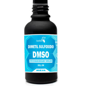 IsaaQuim Roll-On de DMSO 99.9% | Dimetil Sulfóxido 50 ml | Uso Tópico como Complemento para Masaje Muscular y Articular