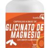 Glicinato de Magnesio IsaaQuim® | 120 Cápsulas de 600 mg | 1500 mg de Glicinato por Porción | Suplemento Alimenticio