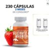 Glicinato de Magnesio IsaaQuim® | 120 Cápsulas de 600 mg | 1500 mg de Glicinato por Porción | Suplemento Alimenticio - Image 4